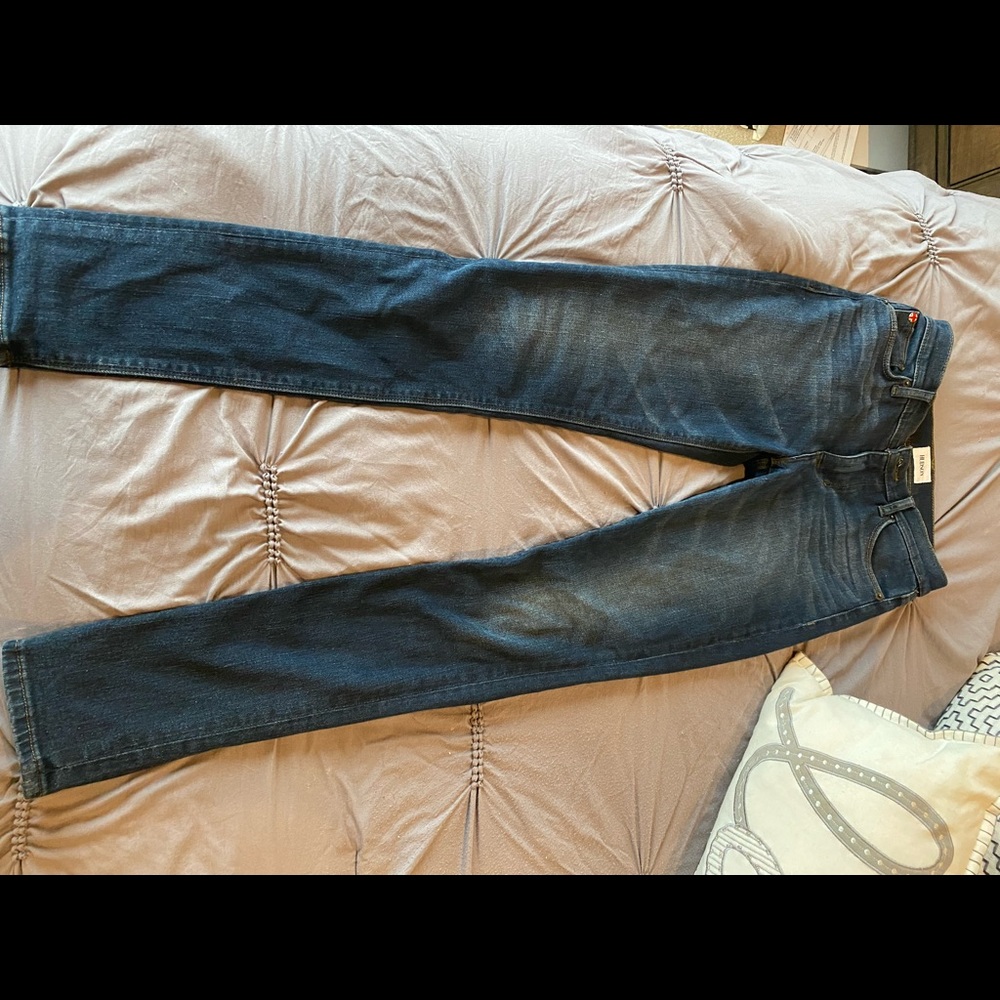 Hudson high rise dark wash jeans